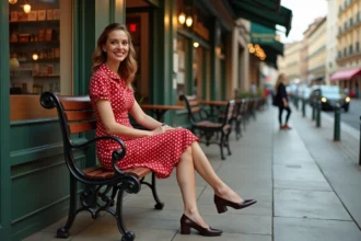Chaussures élégantes des années 50 avec style rétro intemporel